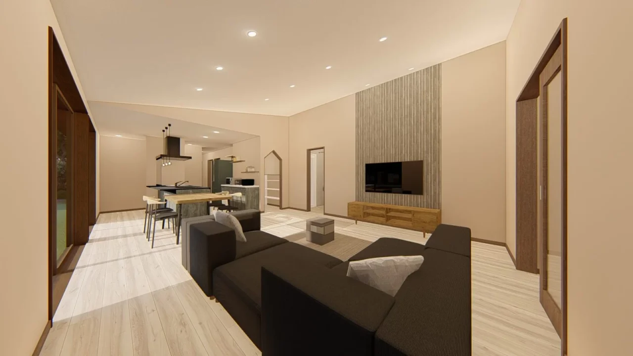 鹿屋市串良町にて「27坪の平屋で帰宅動線&洗濯動線&広々リビング!C値0.1の超高気密GX志向型住宅」の完成見学会【3/20-22】