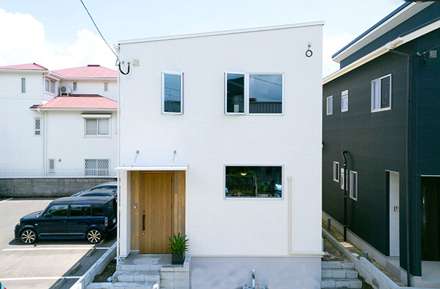 外観 - 鴨池 2階建てモデルハウス「低価格でも高性能なこだわりの間取りの家」(鹿児島市) - 南日本ハウス