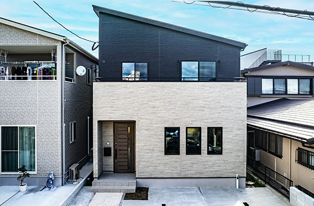 外観 - 紫原 2階建てモデルハウス「地震に強い家」(鹿児島市) - 南日本ハウス
