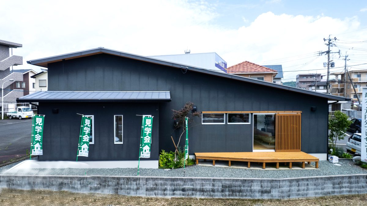 外観 - 姶良イオン店前モデルハウス「永く暮らすことに適したリラックスできる家」(姶良市)