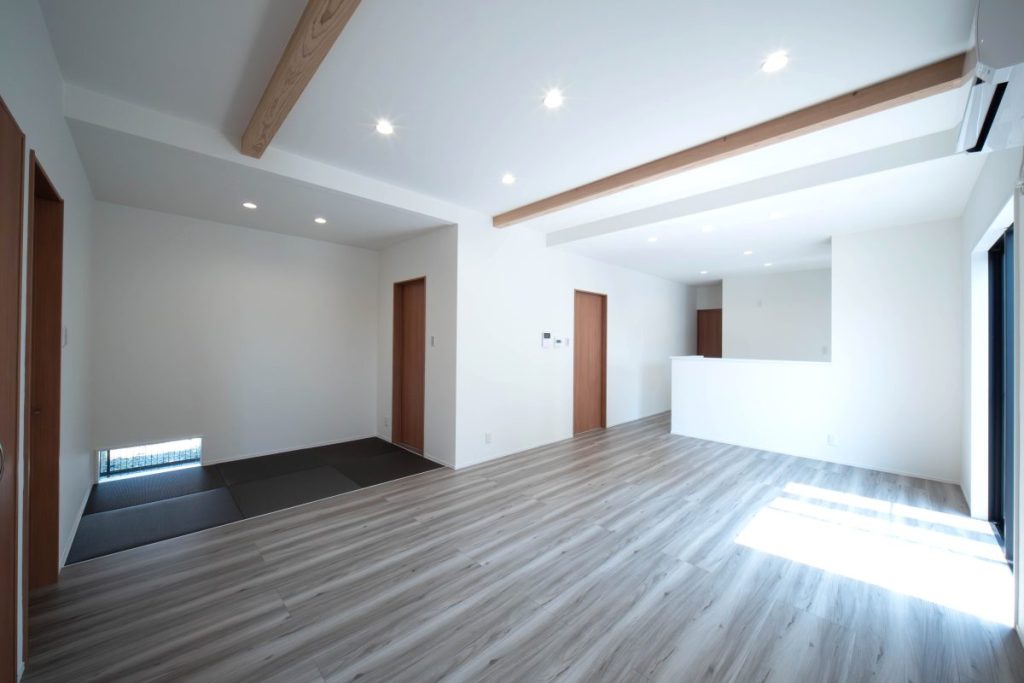 リビング - 鹿児島市坂之上に建売住宅「畳コーナーのある3LDK平屋」がオープン【7/5-】