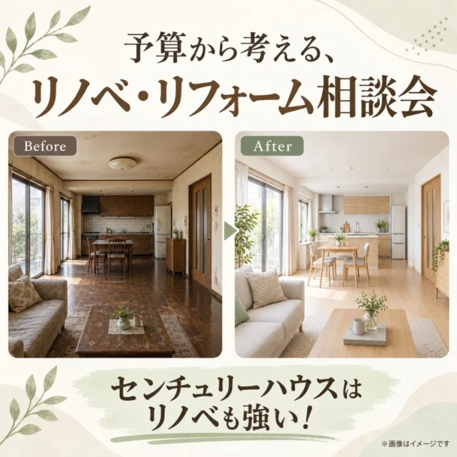 鹿児島市鴨池にて「予算から考える、リノベ・リフォーム相談会」を開催【10/2-12/28】