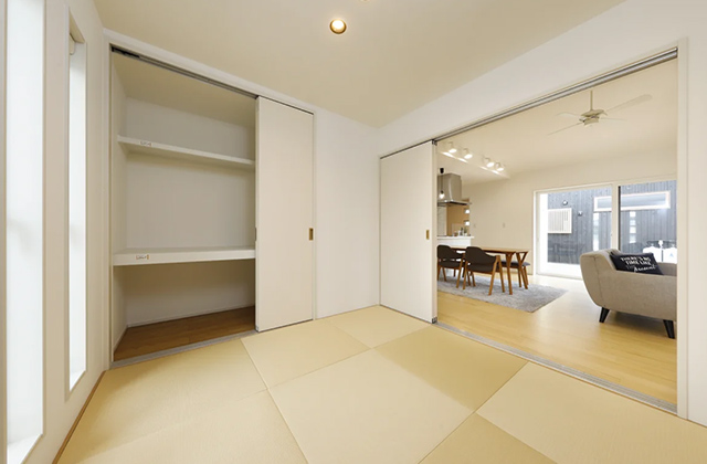 和室 - 鹿屋旭原Ⅱ 第二平屋モデルハウス「家事ラク動線と大容量収納が叶えるゆとりある家」(鹿屋市) - センチュリーハウス