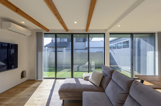 リビング - 施工事例 - チェックハウスプラス