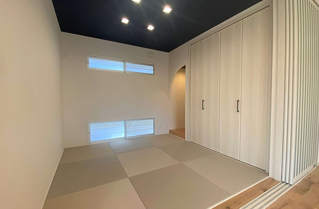 和室 - 清和モデルハウス「クルミの床材のリビングが心地良い2階建て」(鹿児島市) - 中央ハウス
