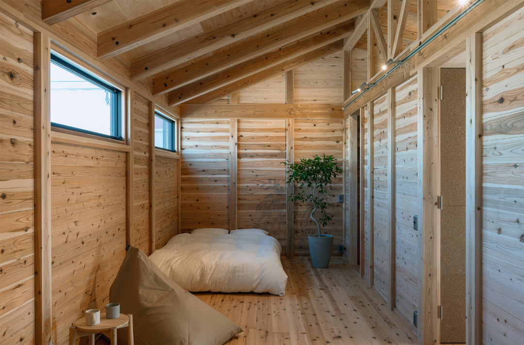 木のぬくもりと自然体な暮らしを叶える3LDKの2階建て - アイフルホーム - 寝室