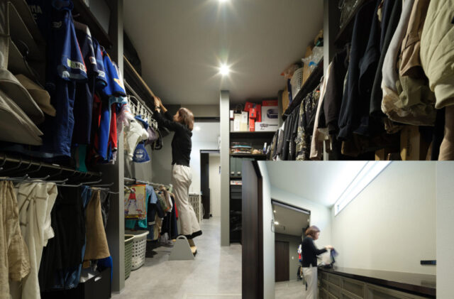 静かに美しい大人モダンな機能性を備えた平屋 - 国分ハウジング - 収納