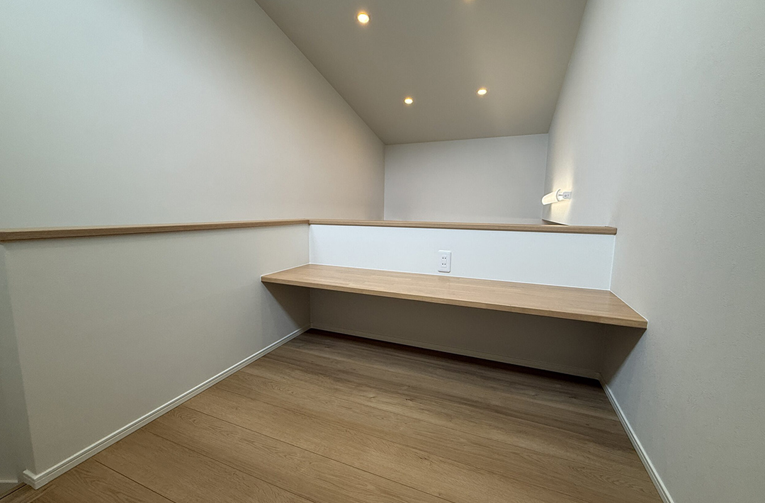 スキップフロア - 加世田展示場 平屋モデルハウス「片流れ屋根と丸窓が印象的な平屋」(南さつま市) - 国分ハウジング