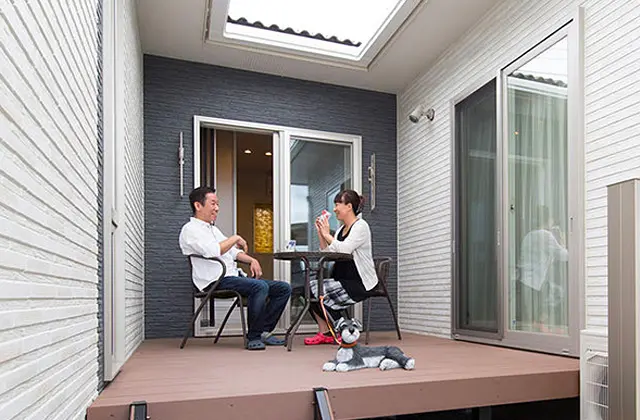 夫婦2人の暮らしをゆったりと豊かに楽しむウッドデッキのある平屋 注文住宅を鹿児島で建てる カゴスマ