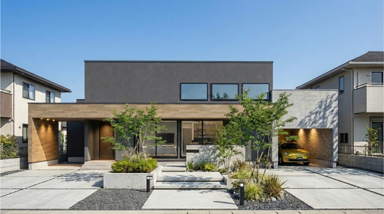 外観 - リブワーク鹿児島展示場「ink 家づくりをよりファッショナブルに楽しくするコラボモデルハウス」【2026年5月オープン】