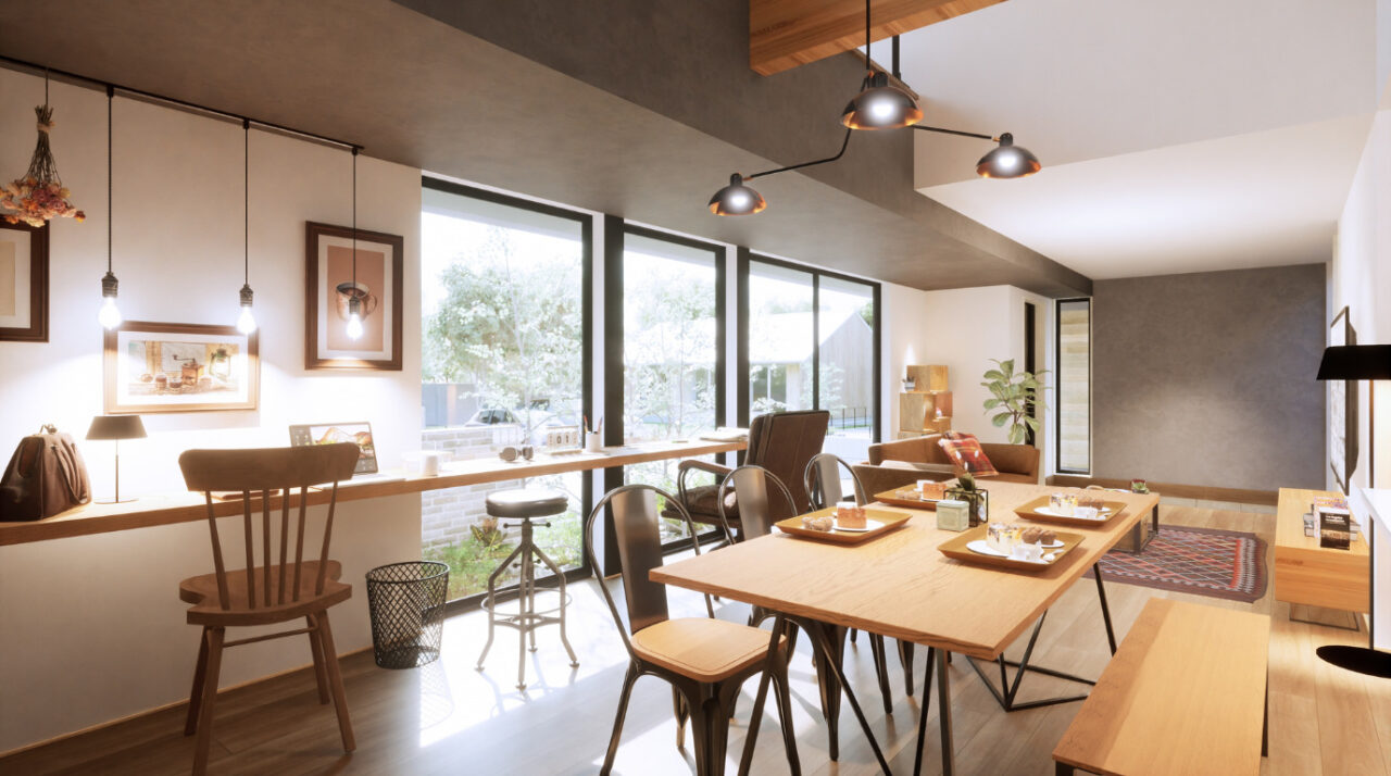 ダイニング - リブワーク鹿児島展示場「ink 家づくりをよりファッショナブルに楽しくするコラボモデルハウス」【2026年5月オープン】