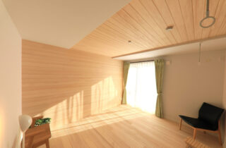 家事ラクを実現するどの世代も心地良いコンパクトな28坪2世帯住宅 - もみの木ハウス・かごしま - 1階寝室