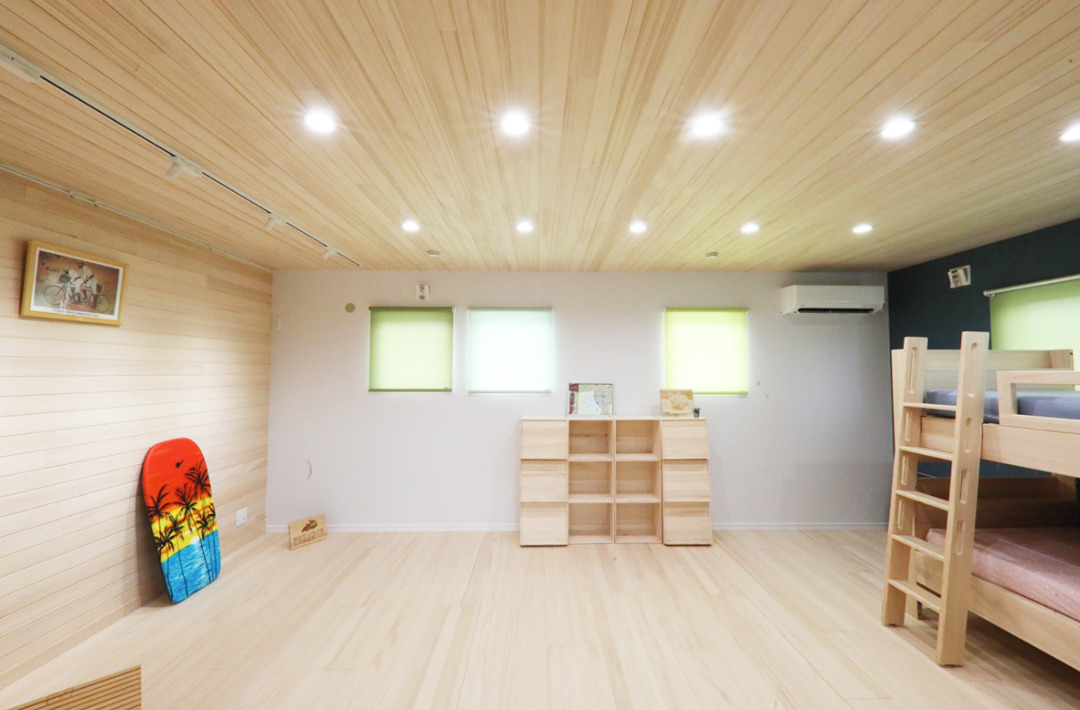 姶良 体験型モデルハウス「木の風合いに包まれる空気がきれいな2階建て」 (姶良市) - もみの木ハウス - 2階洋室