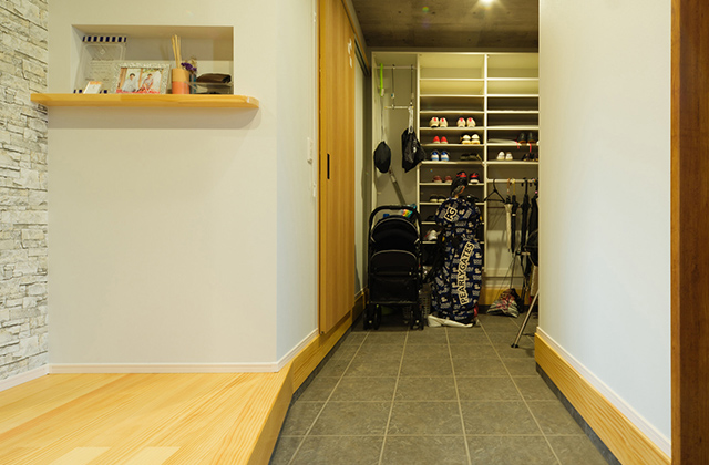 玄関収納 - 施工事例 - なごみ工務店