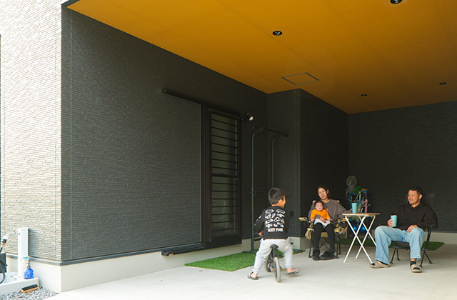 インナーガレージ - 施工事例 - なごみ工務店