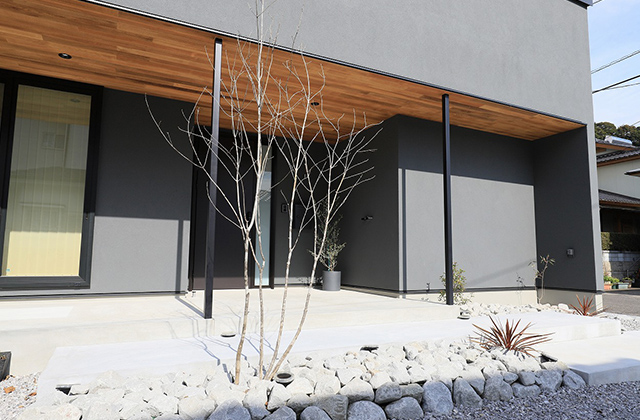 玄関ポーチ - 施工事例 - 中池組