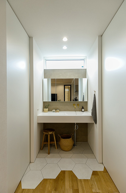 洗面所 - 施工事例 - 中池組