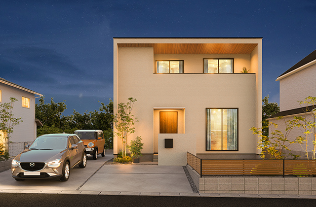 天然木の温もりと光が満ちる16畳の広々LDKの家 - PGハウス