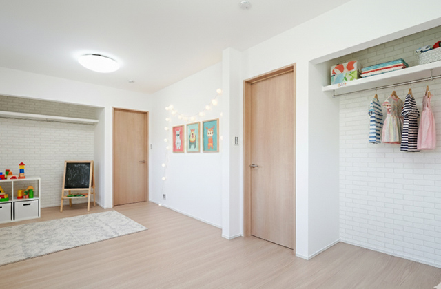 子ども部屋 -「木咲な家」平屋建て「人目を気にせず寛げる大きなお庭がある家」(鹿児島市) - 三洋ハウス