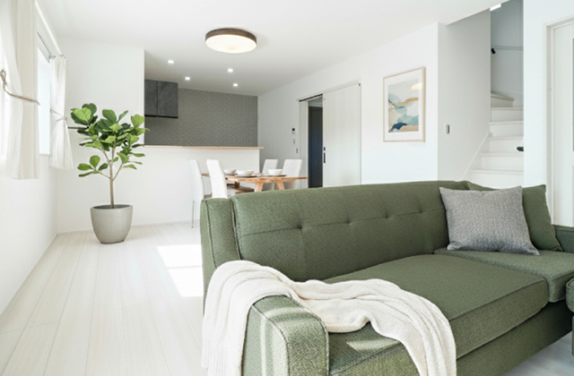 LDK -「木咲な家」2階建て「白を基調とした洗練されたLDKの家」(鹿児島市) - 三洋ハウス