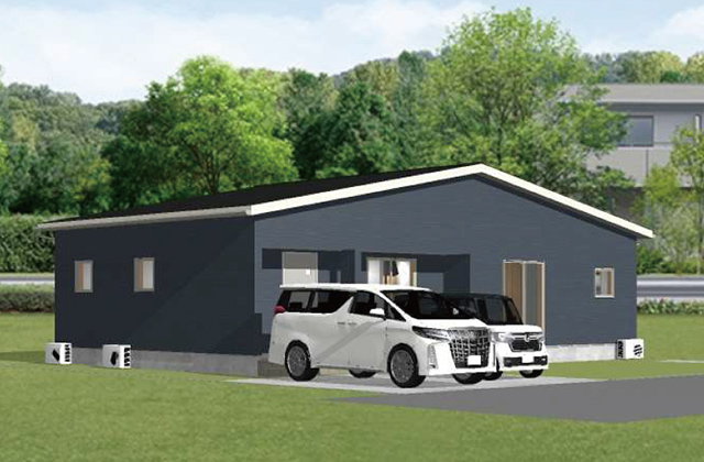 伊集院町下谷口 平屋建て 売建 三洋ハウスの売建住宅 4LDK【平屋建て】