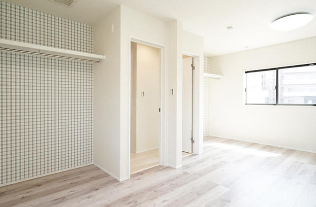 子供部屋 - 草牟田町 2階建てモデルハウス「カウンタースペースが魅力的な木咲な家」(鹿児島市) - 三洋ハウス
