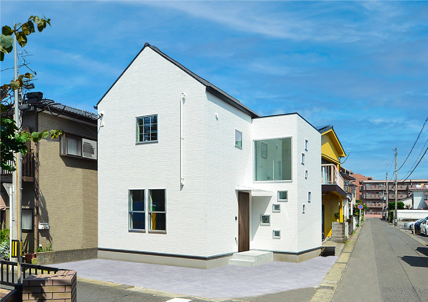 三洋ハウス - 紫原5丁目モデルハウス「25坪でも暮らしやすい螺旋階段のある家 CASA LAFE」(鹿児島市)