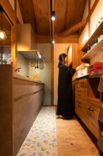 キッチン - 共働き夫婦にも子育てと家事のしやすい間取りの36坪1.5階建ての家 サイエンスホーム
