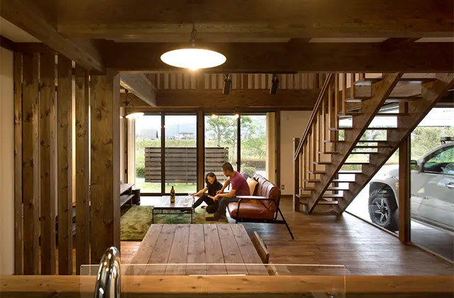 大好きな車 家具 小物に囲まれて暮らすビルトインガレージのある家 注文住宅を鹿児島で建てる カゴスマ