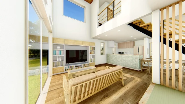 鹿児島市下伊敷にて「玄関直通サニタリー・1階主寝室・小上がり和室完備！吹き抜けで開放感と家族のつながりを両立！38坪2階建て」の完成見学会【1/17,18】