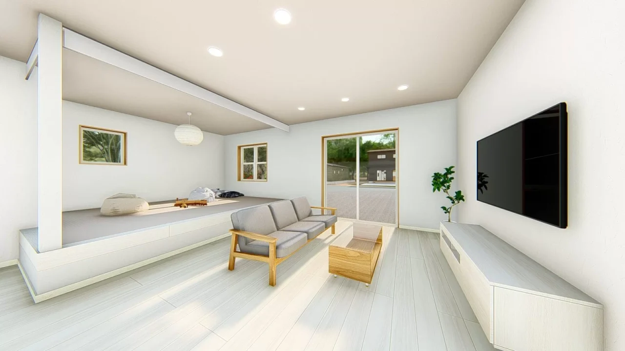 曽於郡大崎町にて「2つのリビングと家事動線で家族団らんの時間を増やす♪耐震+制震+検証で地震対策バッチリな35坪2階建て」の完成見学会【1/24,25】