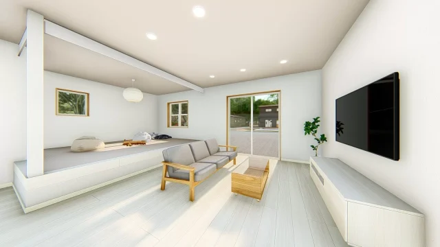 曽於郡大崎町にて「2つのリビングと家事動線で家族団らんの時間を増やす♪耐震+制震+検証で地震対策バッチリな35坪2階建て」の完成見学会【1/24,25】