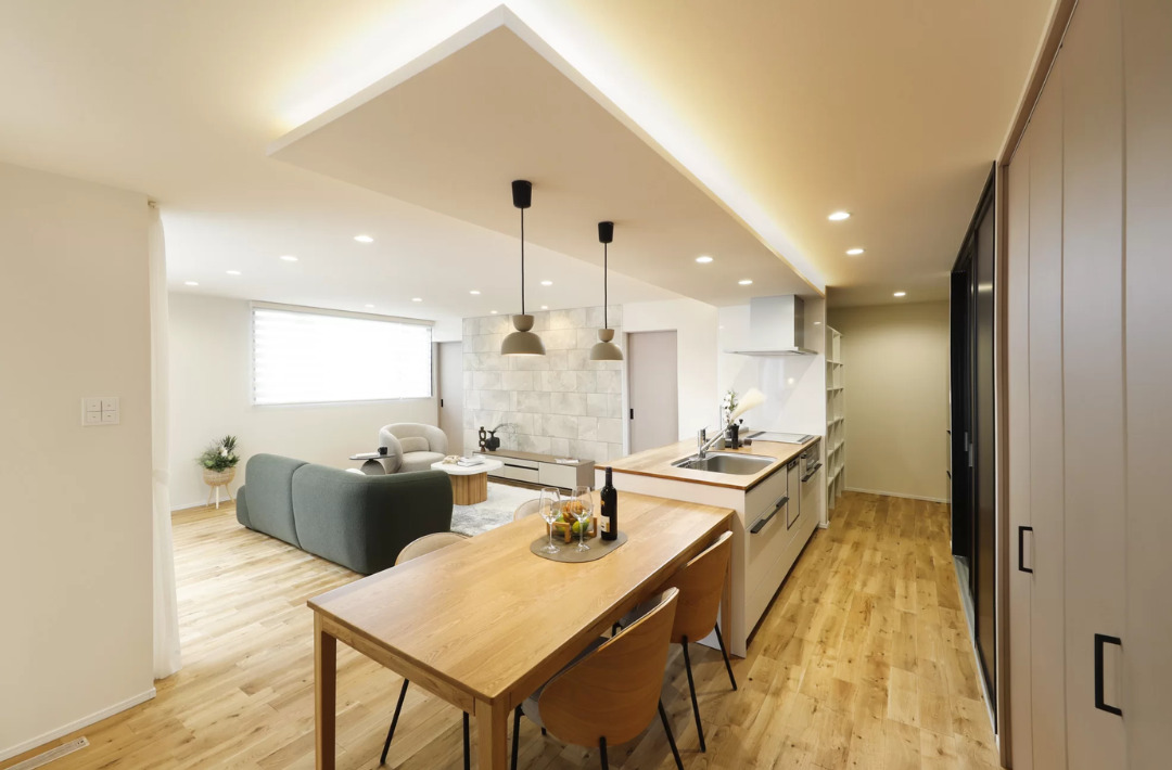 加世田モデルハウス - 七呂建設 - ダイニング・キッチン