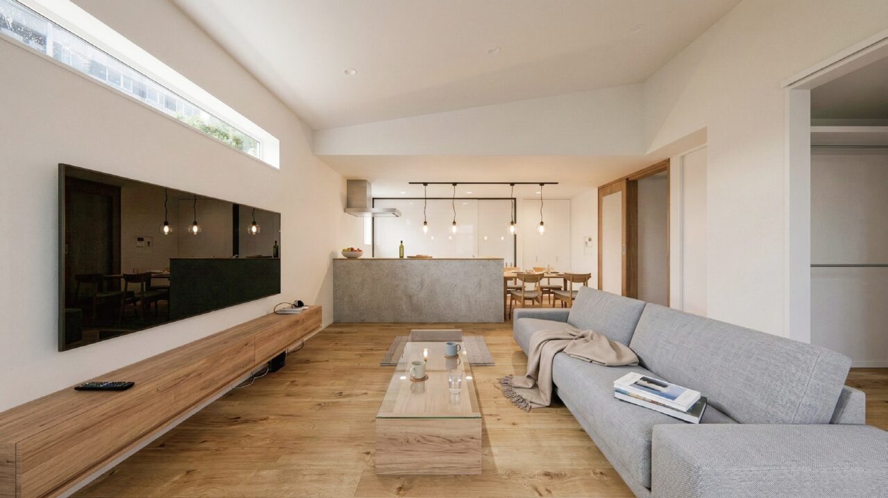 姶良市平松にて「家事ラク、快適に、回遊動線を使い分け！等身大が心地いい♪25帖3LDK平屋」の完成見学会【3/28,29】