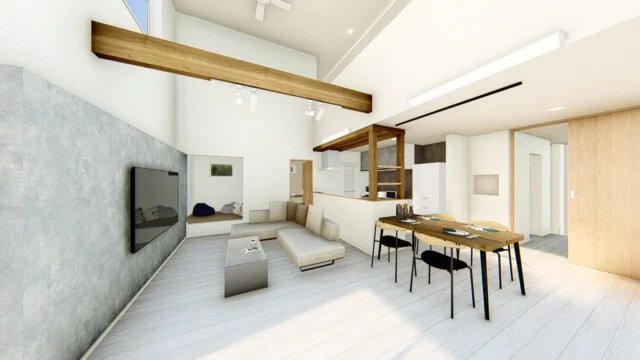 鹿児島市吉野にて「『子どもの秘密基地』と『大人の隠れ家』で、ワクワクの毎日へ♪つながる動線と空間がラクチン！心地いい！！43坪2階建て」の完成見学会【12/6,7】