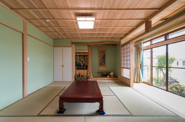 畳と木の温もりあふれる和モダンな土壁のお家 - 建築工房匠 - 床の間