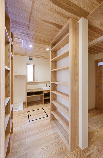 収納 - 施工事例 - 建築工房匠