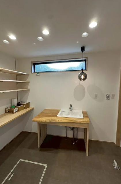 洗面脱衣所 - 施工事例 - ウッドバンクデザイン