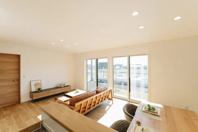 霧島市国分湊にて「18帖の広々LDKがある26坪平屋の家」の完成見学会【4/11-19】