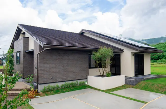 AI TOWN天辰II期No.28モデルハウス 平屋 4LDK+ロフト「陶器瓦とタイル