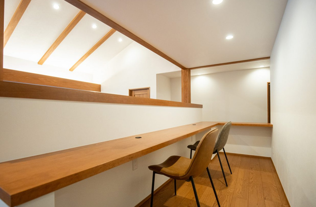 スタディスペース - AI TOWN天辰Ⅱ期No.28モデルハウス 平屋 4LDK+ロフト「陶器瓦とタイルの質感の4LDK+ロフトの平屋」(薩摩川内市) - ヤマサハウス