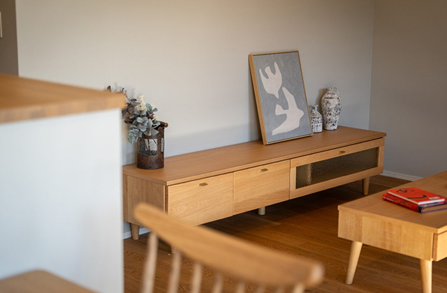 内観 - フレアージュ真孝2期No.3モデルハウス【LATTE】平屋 3LDK+WIC+小屋裏収納「アーチ型のポーチと格子窓が彩る家」(霧島市) - ヤマサハウス