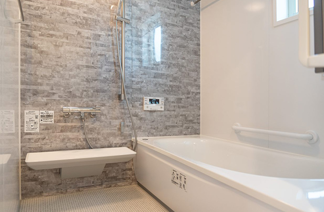浴室 - コンフォート坂之上モデルハウス「眺めの良いスタディースペースがある2階建て」(鹿児島市)- ヤマサハウス
