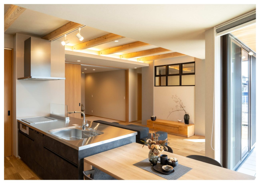 鹿屋市郷之原町にて「寝室のデニム柄のクロスが映える こだわり満載の家」の完成見学会【2/7-13】